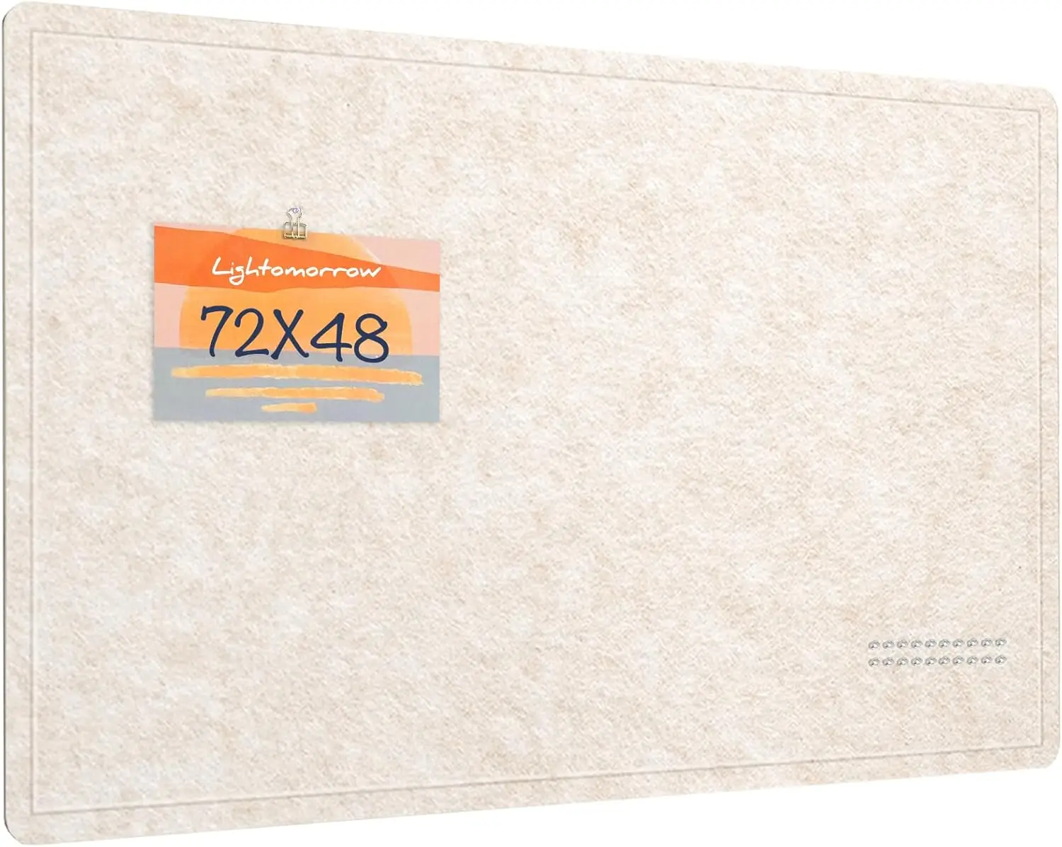 Large Felt Bulletin Board 72x48 Inches with Self-Adhesive Tape, 20 Push Pins, Foldable for Wall
Large Felt Bulletin Board 72x48 Inches with Self-Adhesive Tape, 20 Push Pins, Foldable for Wall