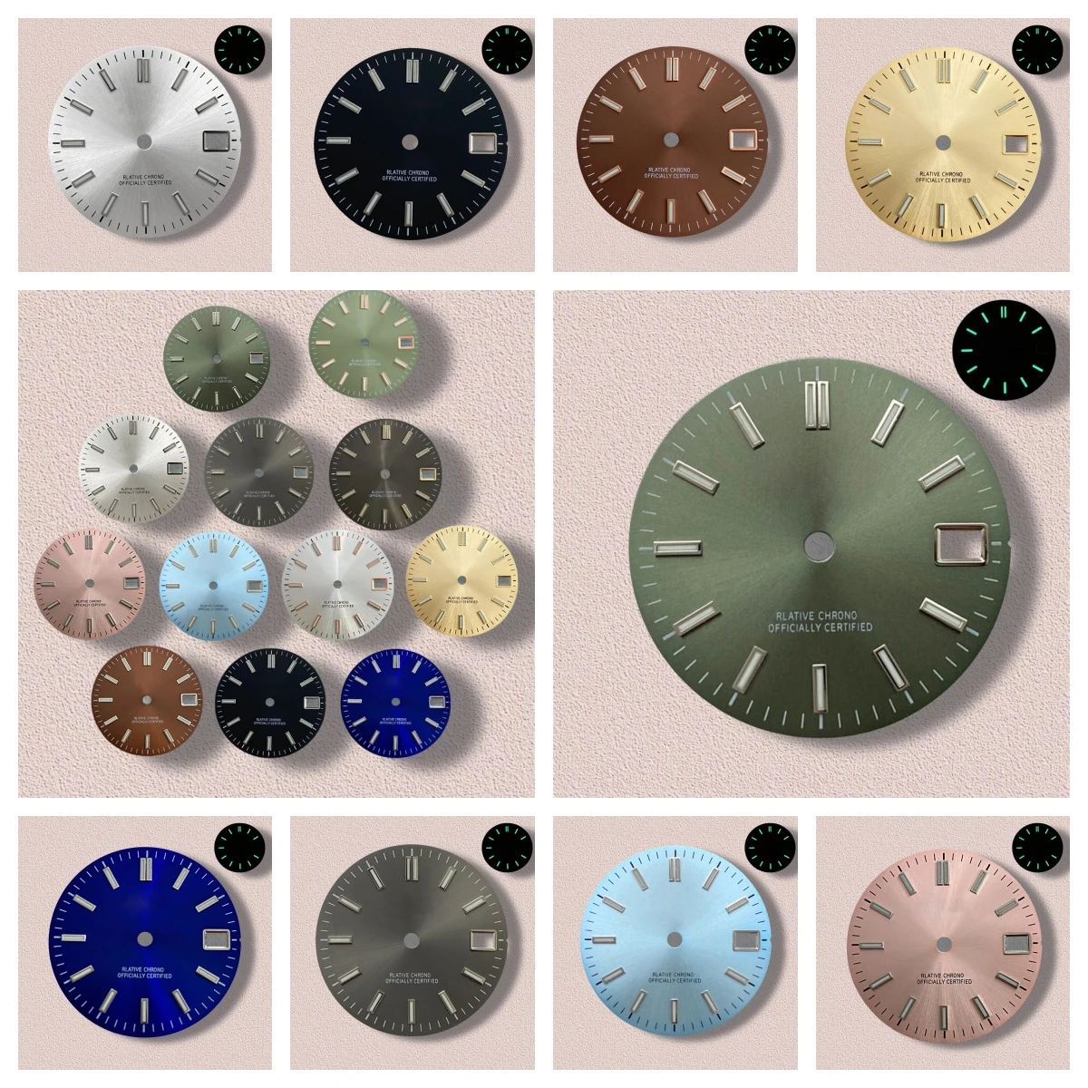 28.5mm High Quality S Logo NH35 Dial sunray Dial Day just Mod fit NH35/NH36 Movement Fit 3/3.8 o'clock Crown NH35 Accessories
28.5mm High Quality S Logo NH35 Dial sunray Dial Day just Mod fit NH35/NH36 Movement Fit 3/3.8 o'clock Crown NH35 Accessories