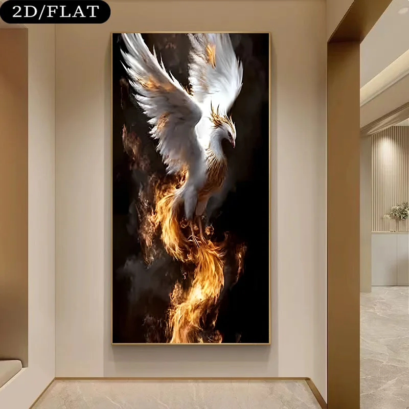 Large 2D/FLAT Unframed Canvas Painting Outstretched Wings Phoenix Canvas Wall Art for Living Room and Office Decortion Gifts
Large 2D/FLAT Unframed Canvas Painting Outstretched Wings Phoenix Canvas Wall Art for Living Room and Office Decortion Gifts