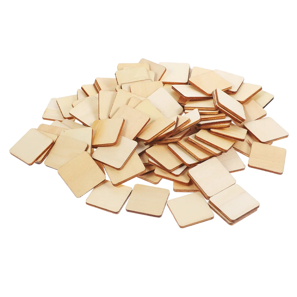100 Pcs Square Wood Chips Unfinished Squares Tiles Unpainted Blocks for Crafts Accessories
100 Pcs Square Wood Chips Unfinished Squares Tiles Unpainted Blocks for Crafts Accessories