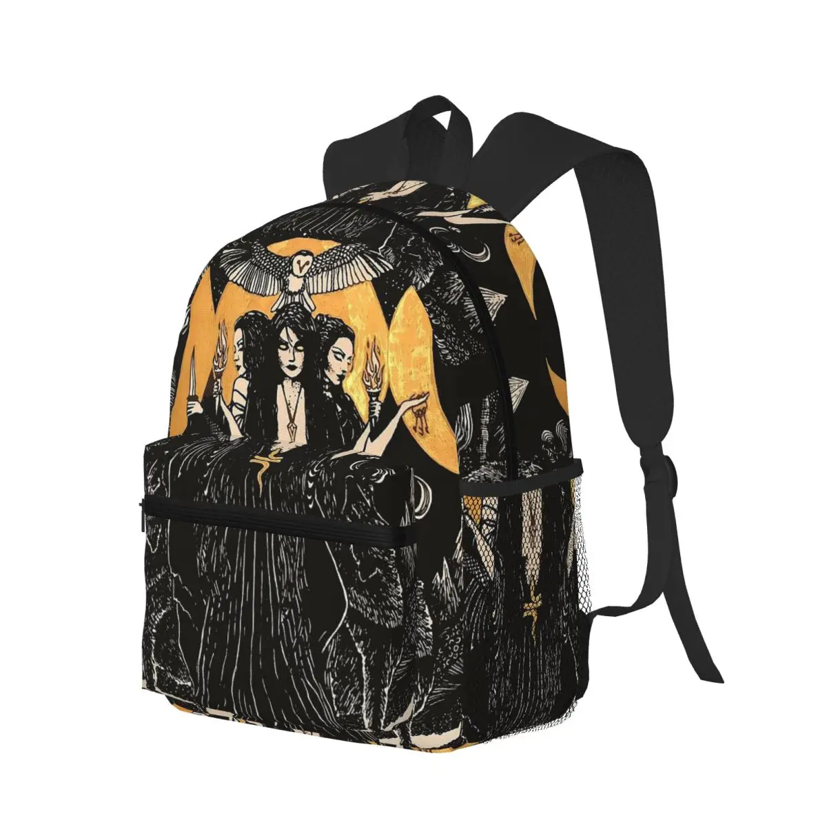 Hekate Triple Goddess Goth Occult Halloween Witch Student Backpack School Bag Hiking Daypack for Men Women Bookbag Shoulder Bags
Hekate Triple Goddess Goth Occult Halloween Witch Student Backpack School Bag Hiking Daypack for Men Women Bookbag Shoulder Bags