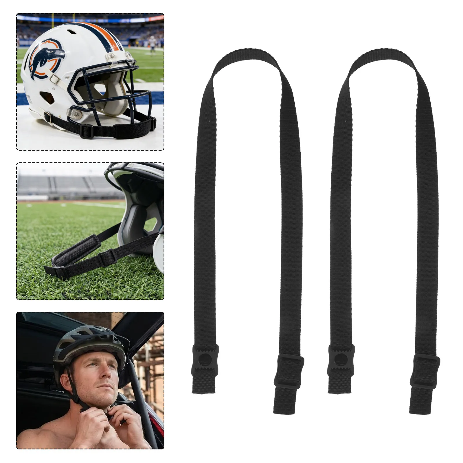 2Sets Adjustable Chin Strap for Football Rugby Baseball Softball Helmets Safety Lower Strap Shock Absorbing Quick Release
2Sets Adjustable Chin Strap for Football Rugby Baseball Softball Helmets Safety Lower Strap Shock Absorbing Quick Release