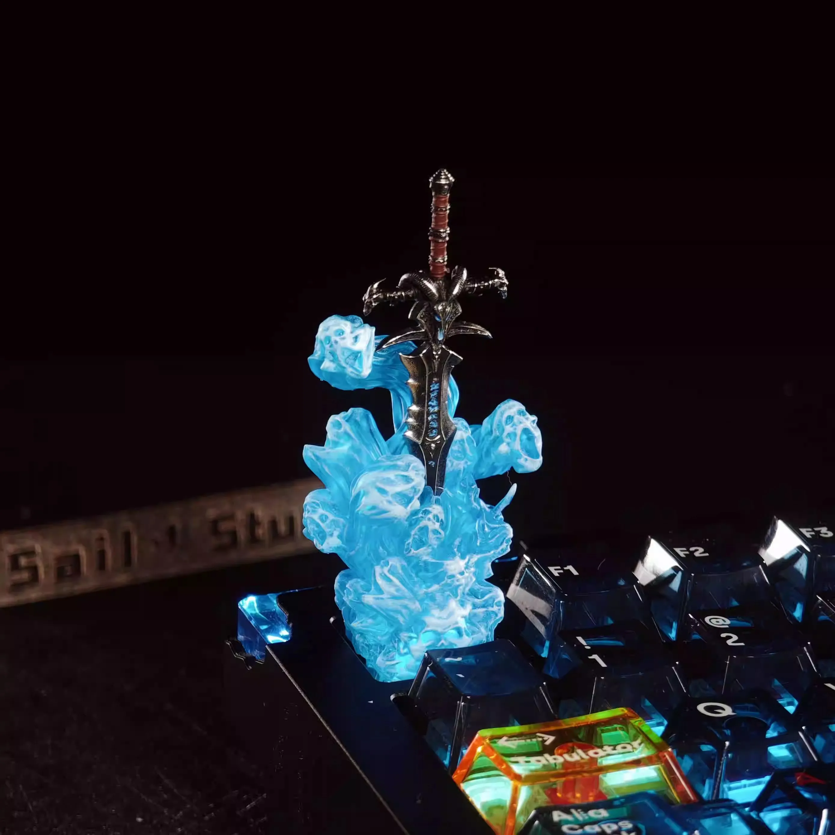 Sorrow of Frost Theme Keycaps Customised Resin Blue DIY Handmade Original Creativity Keycaps for Mechanical Keyboard Ornaments
Sorrow of Frost Theme Keycaps Customised Resin Blue DIY Handmade Original Creativity Keycaps for Mechanical Keyboard Ornaments