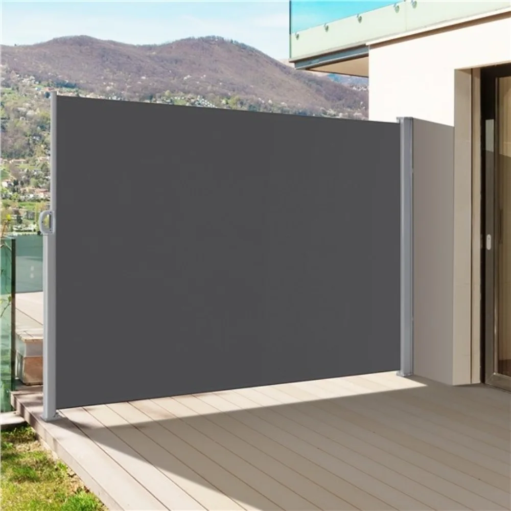 Retractable Patio Side Awning Patio Garden Privacy Divider for Privacy Dark Gray
Retractable Patio Side Awning Patio Garden Privacy Divider for Privacy Dark Gray