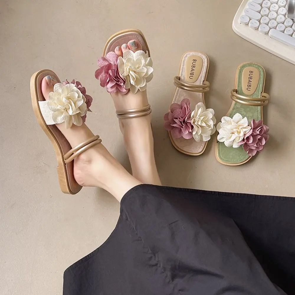 Casual Sweet Flower Flip Flops Waterproof Holiday Seaside Sandals Flat Non-Slip Vacation Beach Slippers Girls
Casual Sweet Flower Flip Flops Waterproof Holiday Seaside Sandals Flat Non-Slip Vacation Beach Slippers Girls