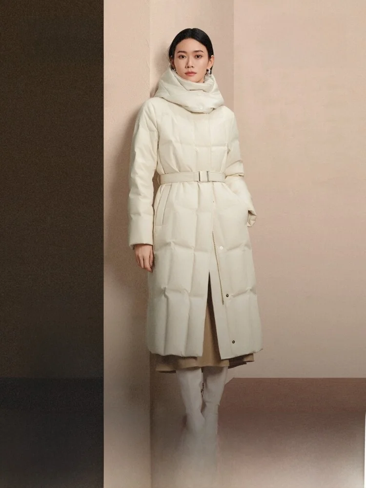 Bosideng Winter New Women's Long Over-Knee Slim Fit Goose down Jacket Versatile 90% Goose down Warm City Casual Thickened
Bosideng Winter New Women's Long Over-Knee Slim Fit Goose down Jacket Versatile 90% Goose down Warm City Casual Thickened