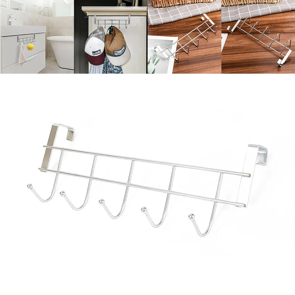 Hook Rack 5 Hooks Over The Door Wash Room Hanger Clothes Towel Storage Holder Home Storage And Organization Supplies
Hook Rack 5 Hooks Over The Door Wash Room Hanger Clothes Towel Storage Holder Home Storage And Organization Supplies