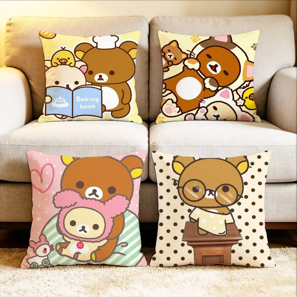 Cute Rilakkuma Various Sizes Square Pillow Case For Car Home Bedchamber Decor
Cute Rilakkuma Various Sizes Square Pillow Case For Car Home Bedchamber Decor