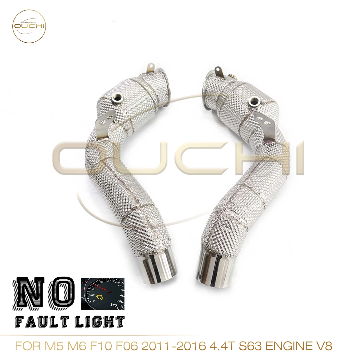 Ouchi No Fault Light Downpipe For BMW M5 M6 F10 F06 2011-2016 4.4T S63 Engine V8 Performance Exhaust System Upgrade
Ouchi No Fault Light Downpipe For BMW M5 M6 F10 F06 2011-2016 4.4T S63 Engine V8 Performance Exhaust System Upgrade