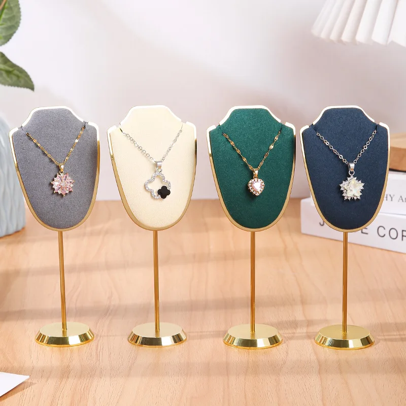 Metal Jewelry Display Rack for Pendant Necklace Earring Showcase - Velvet Multicolor Streamer Store Display Jewelry Organizer
Metal Jewelry Display Rack for Pendant Necklace Earring Showcase - Velvet Multicolor Streamer Store Display Jewelry Organizer