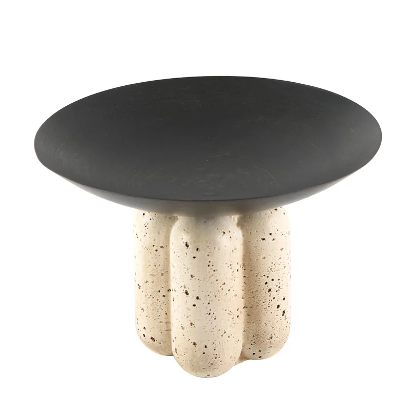 Round, imitation travertine, tall foot, fruit plate, decoration, ornament, retro, European style, light luxury
Round, imitation travertine, tall foot, fruit plate, decoration, ornament, retro, European style, light luxury