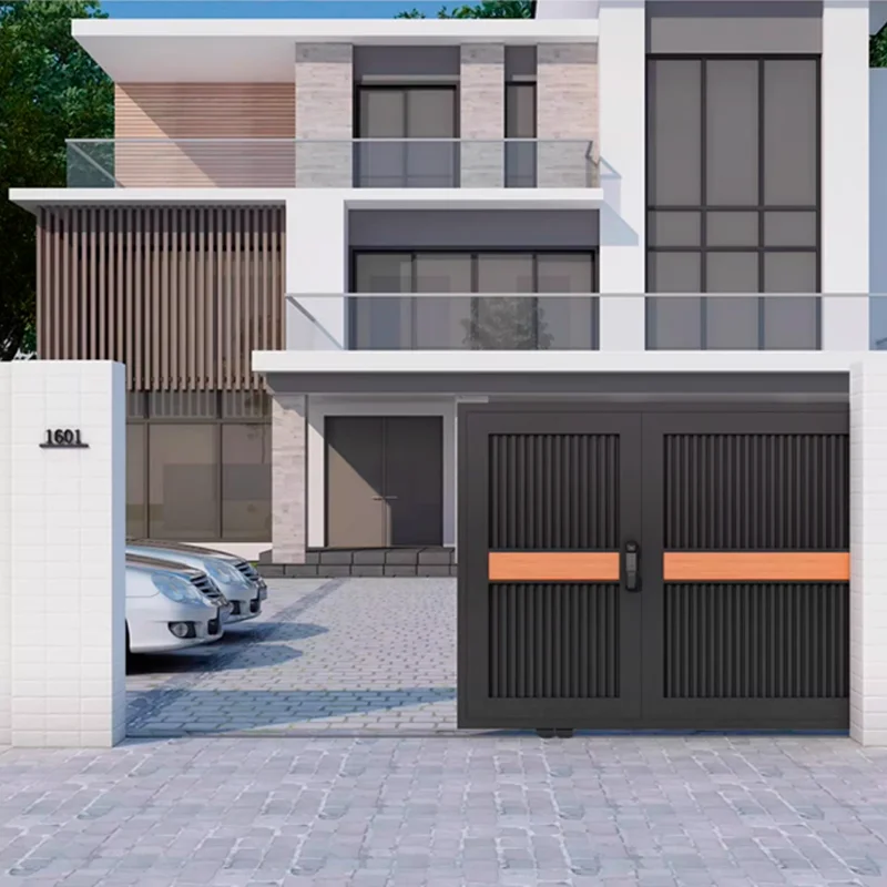 Best Selling Modern Intelligent Aluminum Alloy Garden Entrance Sliding Gate Automation Security Folding Screen Custom Colors
Best Selling Modern Intelligent Aluminum Alloy Garden Entrance Sliding Gate Automation Security Folding Screen Custom Colors