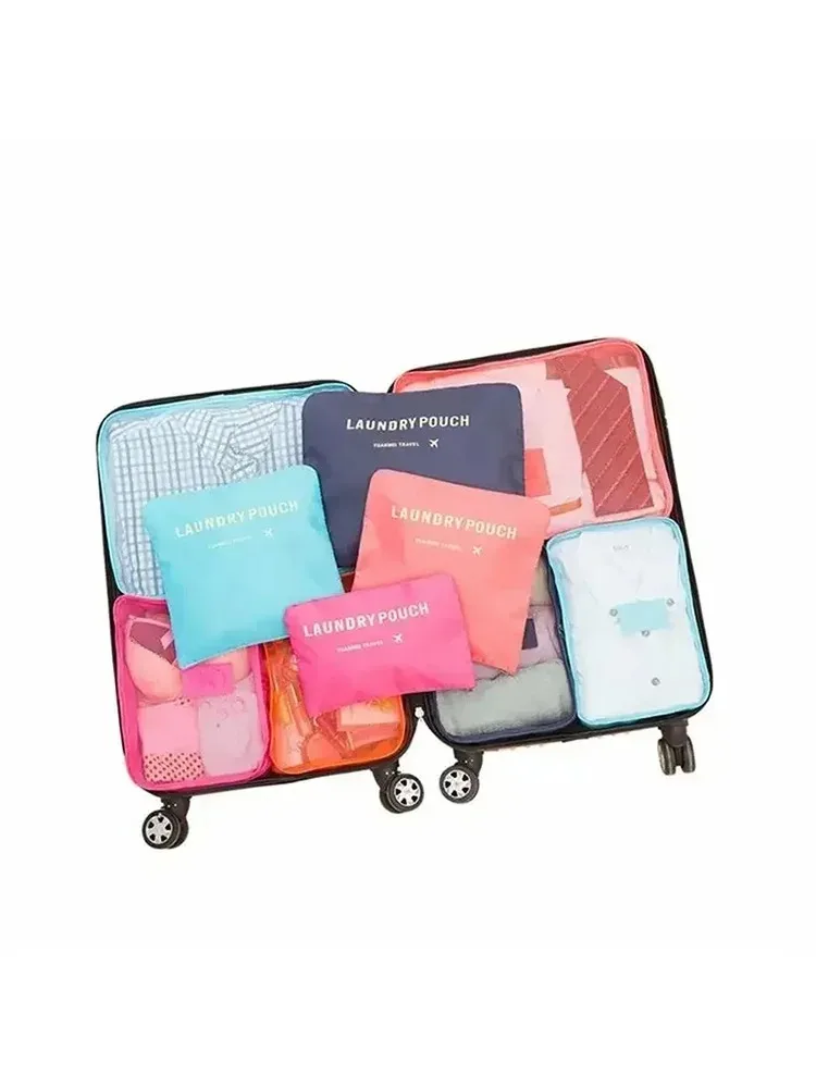 6pcs Portable Travel Storage Bags Set Foldable Suitcase Packing Organizers for Clothes And Shoes - Portable Luggage Cases
6pcs Portable Travel Storage Bags Set Foldable Suitcase Packing Organizers for Clothes And Shoes - Portable Luggage Cases
