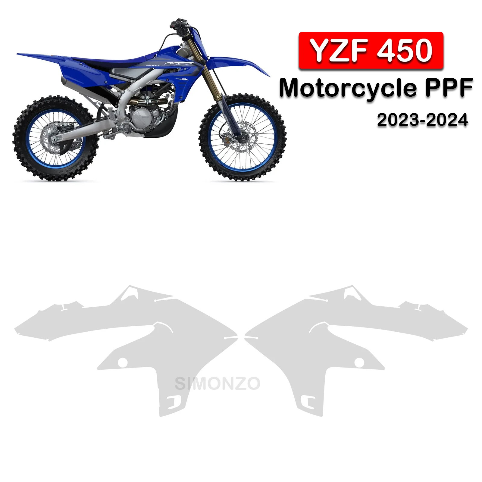 Fits YZF 450 TPU Protection Film Body Protection Sticker Kit For Yamaha YZF450 Motorcycle Anti-scratch Protective 2023-2024
Fits YZF 450 TPU Protection Film Body Protection Sticker Kit For Yamaha YZF450 Motorcycle Anti-scratch Protective 2023-2024