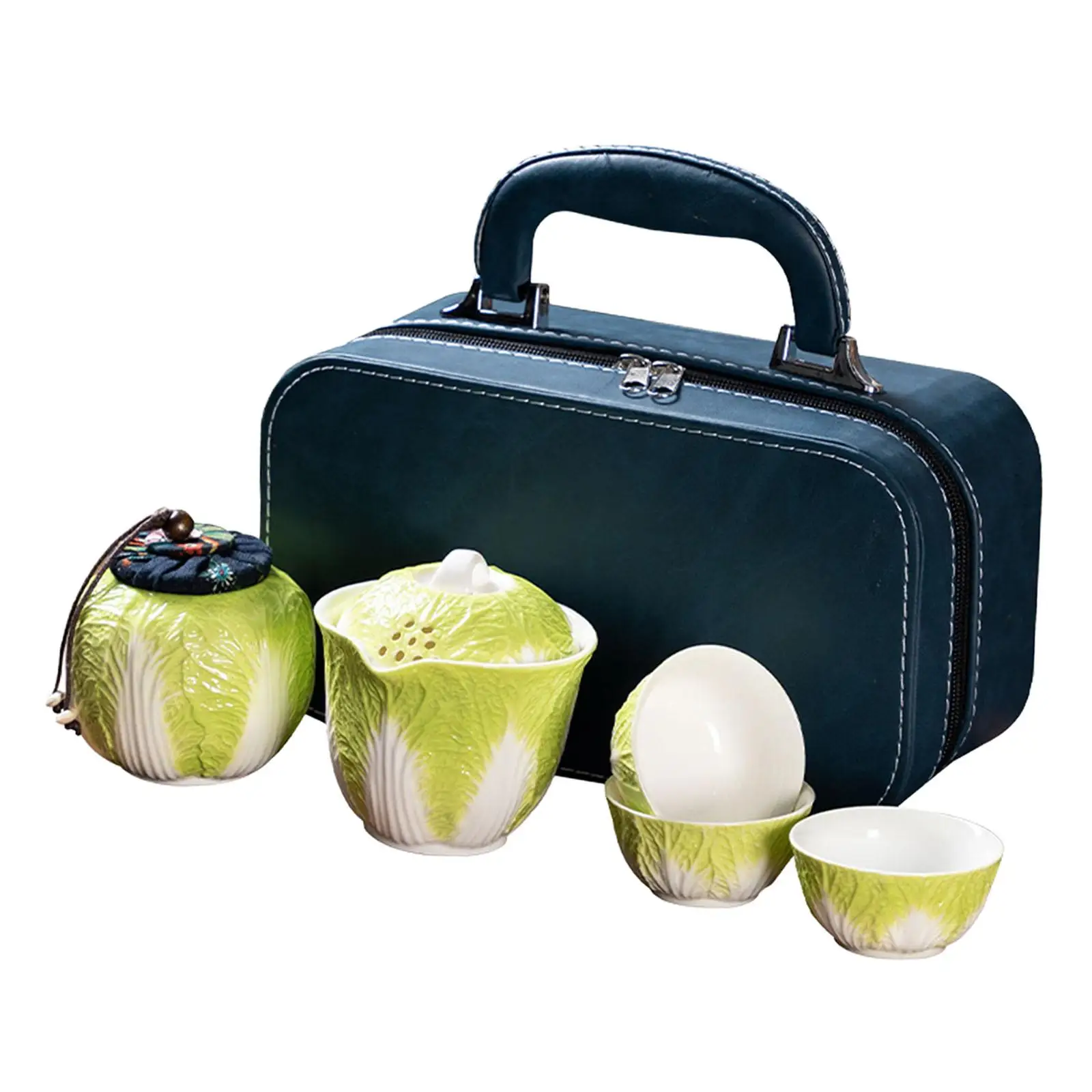 Travel Ceramic Tea Pot Set Fashion Reusable Chinese Kung Fu Teapot Portable Tea Set for Gifting Party Office Camping Car Trips
Travel Ceramic Tea Pot Set Fashion Reusable Chinese Kung Fu Teapot Portable Tea Set for Gifting Party Office Camping Car Trips