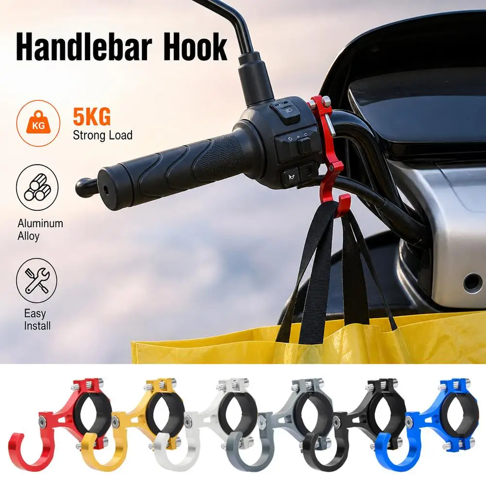 Electric Scooter Hook Pole Mount Aluminium Alloy Hanger Holder for Helmet Headset Goggles Bike Motorcycle eBike Handlebar Post
Electric Scooter Hook Pole Mount Aluminium Alloy Hanger Holder for Helmet Headset Goggles Bike Motorcycle eBike Handlebar Post