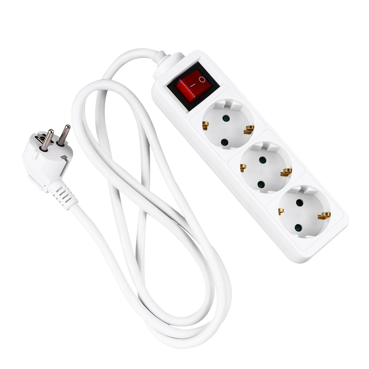 3 Outlet EU Plug Socket Power Wall Socket Mains Lead Strip Adapter Extension Cable Durable Home Office Use
3 Outlet EU Plug Socket Power Wall Socket Mains Lead Strip Adapter Extension Cable Durable Home Office Use
