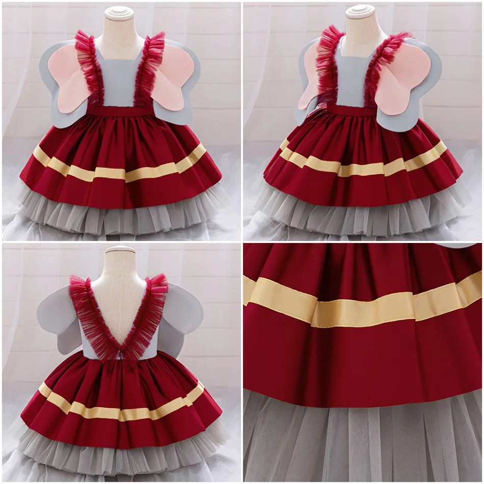 Flying Elephant Baby Girl Party Dress Kids 1st Birthday Wedding Gala Princess Prom Gown Infant Bow Bridesmaid Xmas Costume ASQ03
Flying Elephant Baby Girl Party Dress Kids 1st Birthday Wedding Gala Princess Prom Gown Infant Bow Bridesmaid Xmas Costume ASQ03