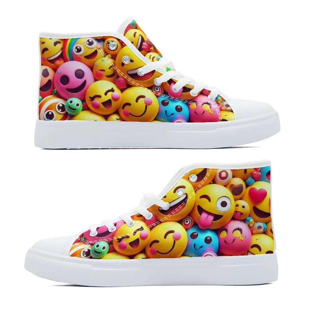 Funny Colorful EMOJI Print Casual High-Top Canvas Shoes High-Quality Fashion Shoes Sneakers Sport Shoes
Funny Colorful EMOJI Print Casual High-Top Canvas Shoes High-Quality Fashion Shoes Sneakers Sport Shoes