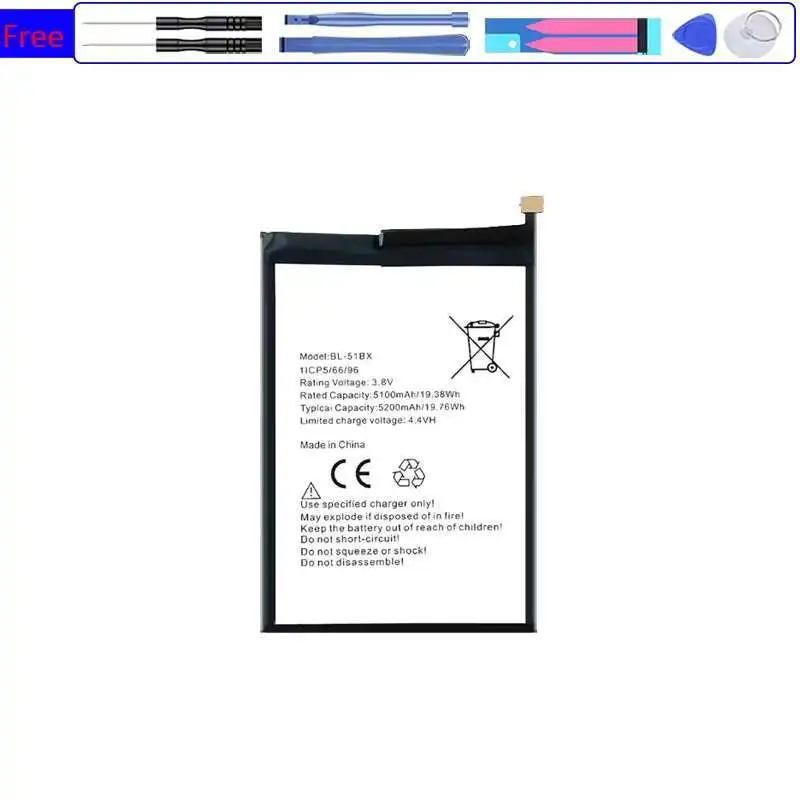 BL-51BX For Infinix X692 Note 8 X683 Hot 10 X682B Note 8i High-Capacity 5200mAh Mobile Phone Battery Environmentally Friendly
BL-51BX For Infinix X692 Note 8 X683 Hot 10 X682B Note 8i High-Capacity 5200mAh Mobile Phone Battery Environmentally Friendly