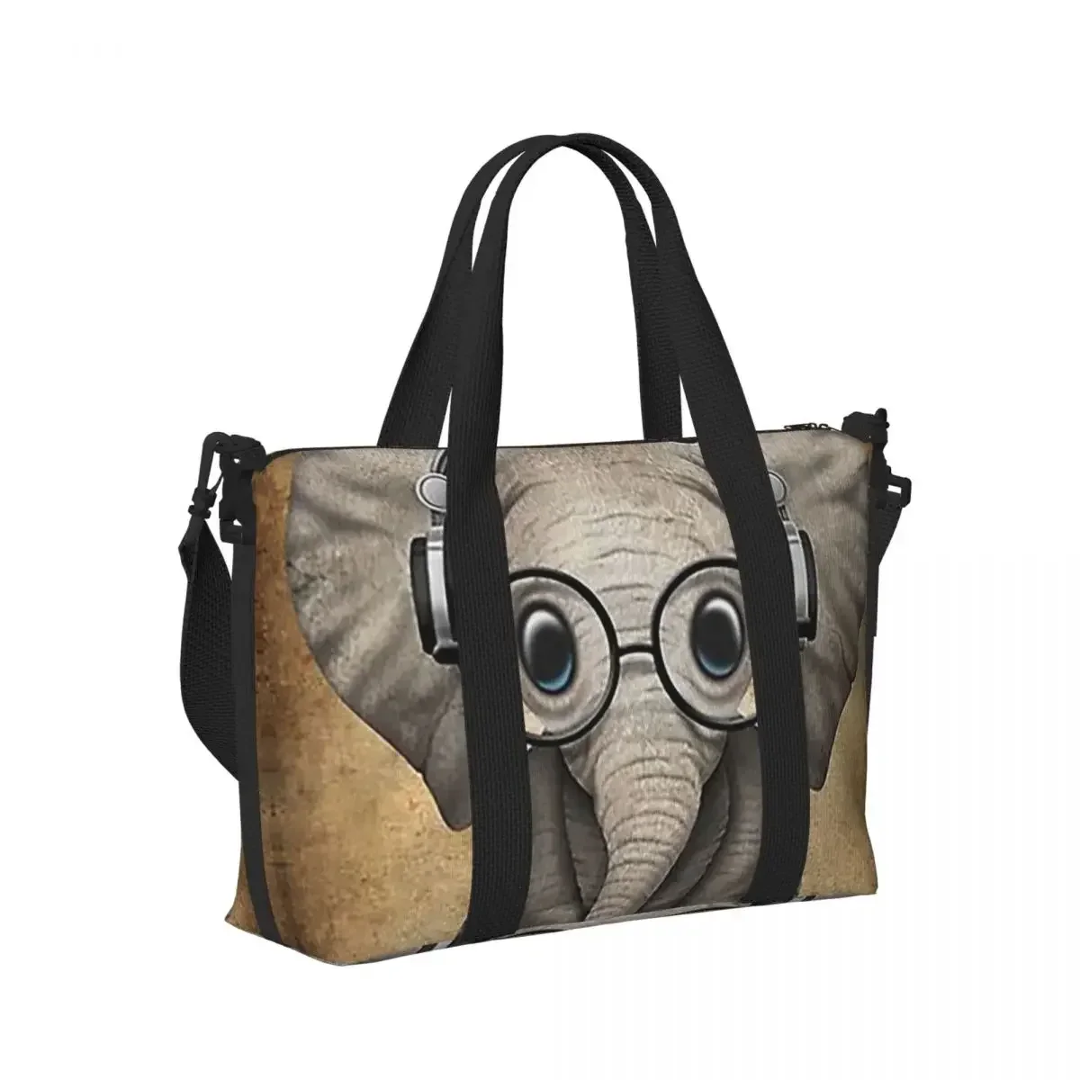 Baby Elephant Dj Wearing Headphones And Glasses Beach Travel Bag Tote Bags for Gym Yoga Women Shopping Duffle Shoulder Bag
Baby Elephant Dj Wearing Headphones And Glasses Beach Travel Bag Tote Bags for Gym Yoga Women Shopping Duffle Shoulder Bag