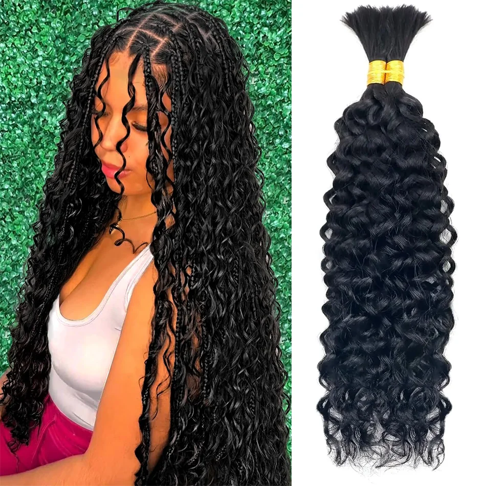 Human Braiding Hair for Boho Braids 1 2 Bundles 26Inch 100G 12A Brazilian Virgin Deep Wave Bulk Human Hair Extensions Braiding
Human Braiding Hair for Boho Braids 1 2 Bundles 26Inch 100G 12A Brazilian Virgin Deep Wave Bulk Human Hair Extensions Braiding
