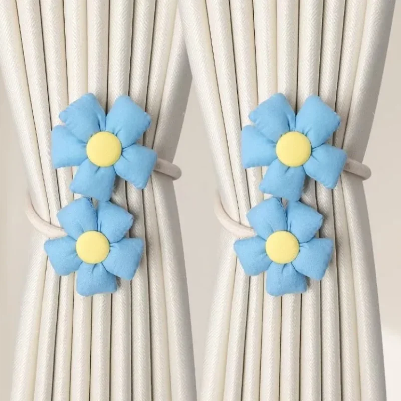 One Pair Flower Curtain Straps Living Room Lovely Gauze Curtain Strap Storage Rope Tieback Hook Clips Bedroom Home Decoration
One Pair Flower Curtain Straps Living Room Lovely Gauze Curtain Strap Storage Rope Tieback Hook Clips Bedroom Home Decoration