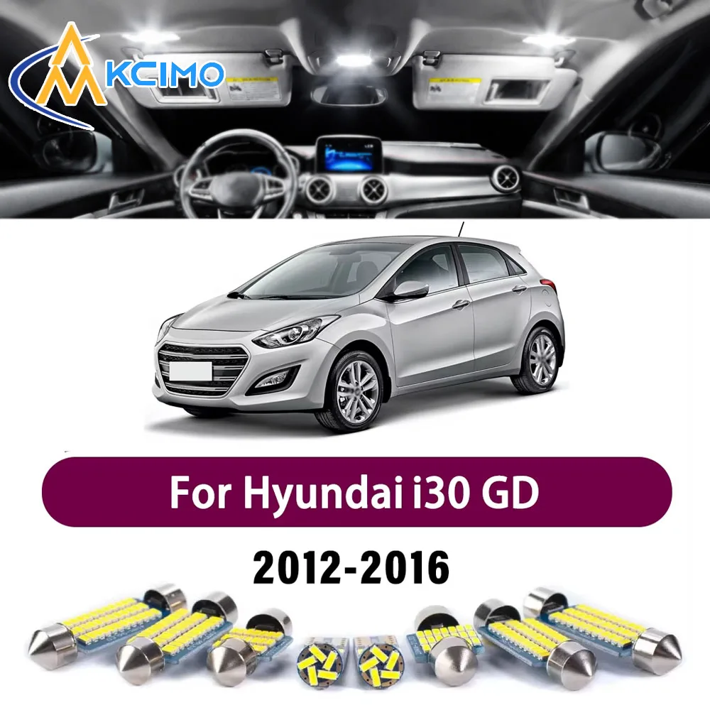 Superior LED Interior Kit for Hyundai i30 GD 2012-2016 2013 2014 2015 2016 Premium Errorless Dome Map Trunk Vehicle Lamps
Superior LED Interior Kit for Hyundai i30 GD 2012-2016 2013 2014 2015 2016 Premium Errorless Dome Map Trunk Vehicle Lamps