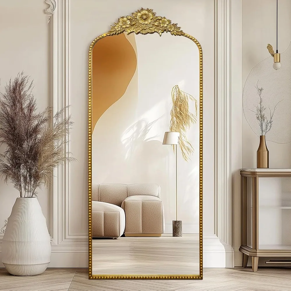 Full Length Mirror, 75x30 Baroque Style Vintage Mirror, Antique Metal Frame Wall Mirror, Traditional Art Home Decor for Living R
Full Length Mirror, 75x30 Baroque Style Vintage Mirror, Antique Metal Frame Wall Mirror, Traditional Art Home Decor for Living R