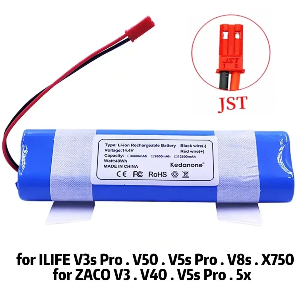Original Rechargeable Battery For ILIFE Zaco V3s V5s V8s DF45 DF43 V3 X3 V50 V55 V5Lpro 14.8V 12800Mah Robotic Cleaner Parts
Original Rechargeable Battery For ILIFE Zaco V3s V5s V8s DF45 DF43 V3 X3 V50 V55 V5Lpro 14.8V 12800Mah Robotic Cleaner Parts