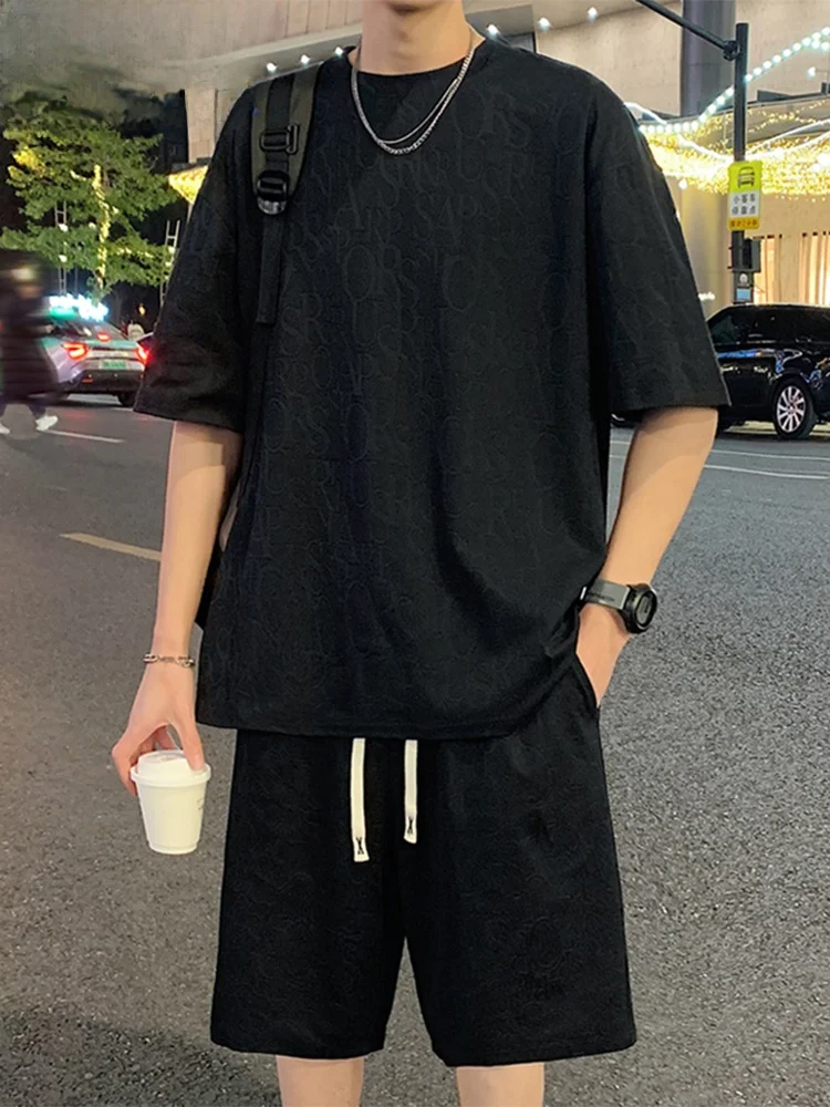 Wassup Happy Ice Silk T-irt Set Men's Summer Thin Qui Dry Sport Casual ort Sve orts Set Cool Feeling Polyester Fiber
Wassup Happy Ice Silk T-irt Set Men's Summer Thin Qui Dry Sport Casual ort Sve orts Set Cool Feeling Polyester Fiber