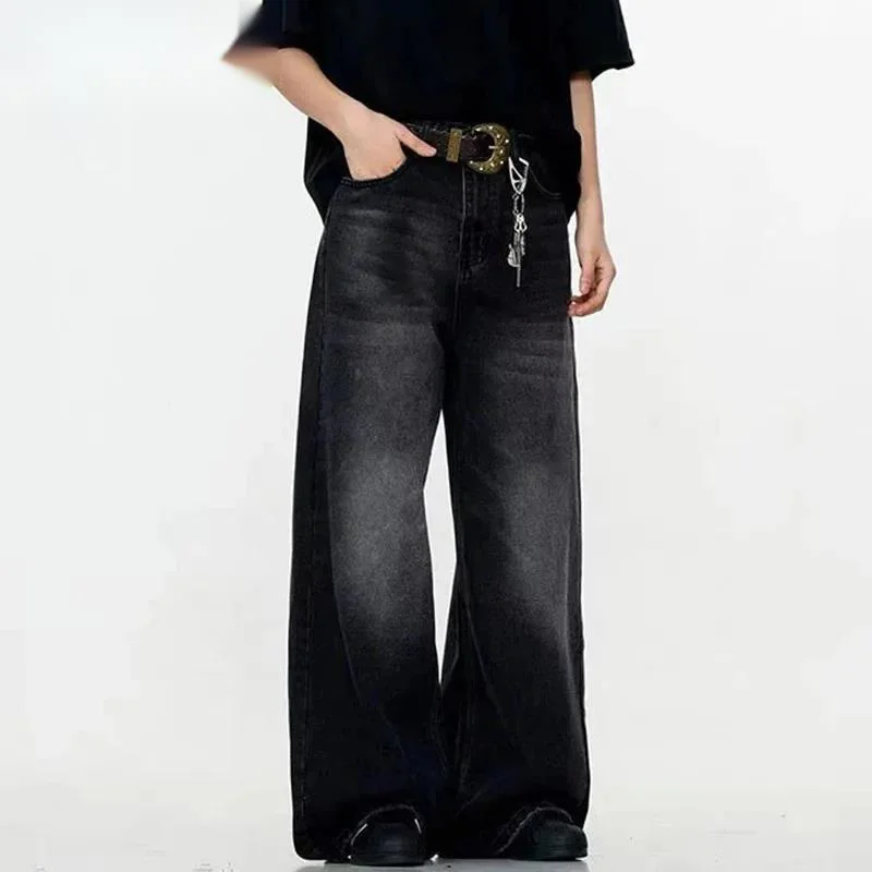 Simple Men's Denim Trousers Solid Color Washing American Style Casual Pants Straight Leg Baggy Male Jeans Spring 9DYKB
Simple Men's Denim Trousers Solid Color Washing American Style Casual Pants Straight Leg Baggy Male Jeans Spring 9DYKB