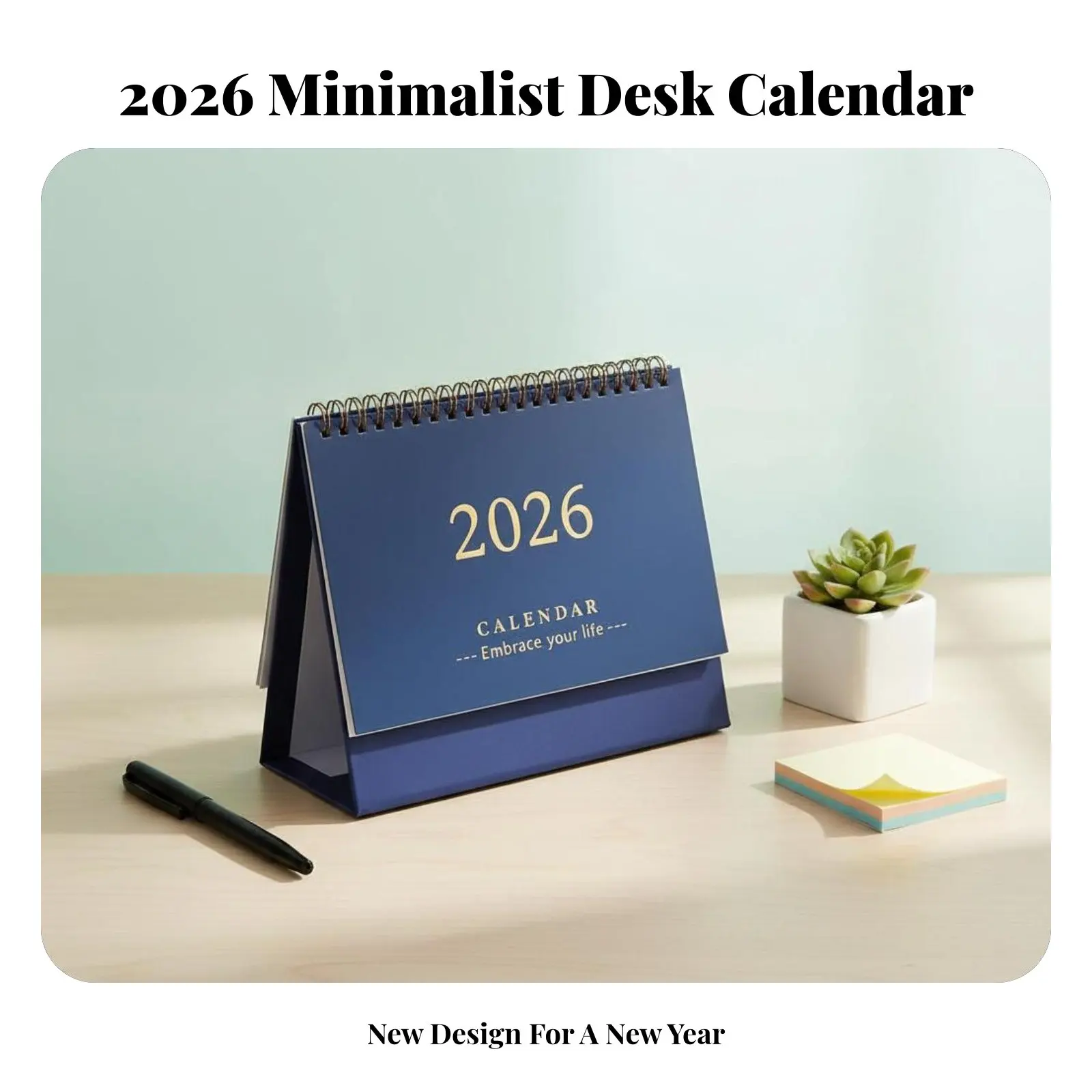 2026 Calendar, Minimalist Desktop Decor, Creative English Planner, Monthly Goals Notebook
2026 Calendar, Minimalist Desktop Decor, Creative English Planner, Monthly Goals Notebook