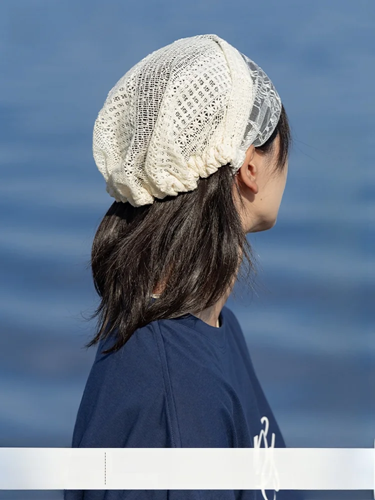 Saoe Sweet Lace Texture Country Artistic Style Headscarf Hat Women's Spring Summer Travel No Brim Cap China Made
Saoe Sweet Lace Texture Country Artistic Style Headscarf Hat Women's Spring Summer Travel No Brim Cap China Made