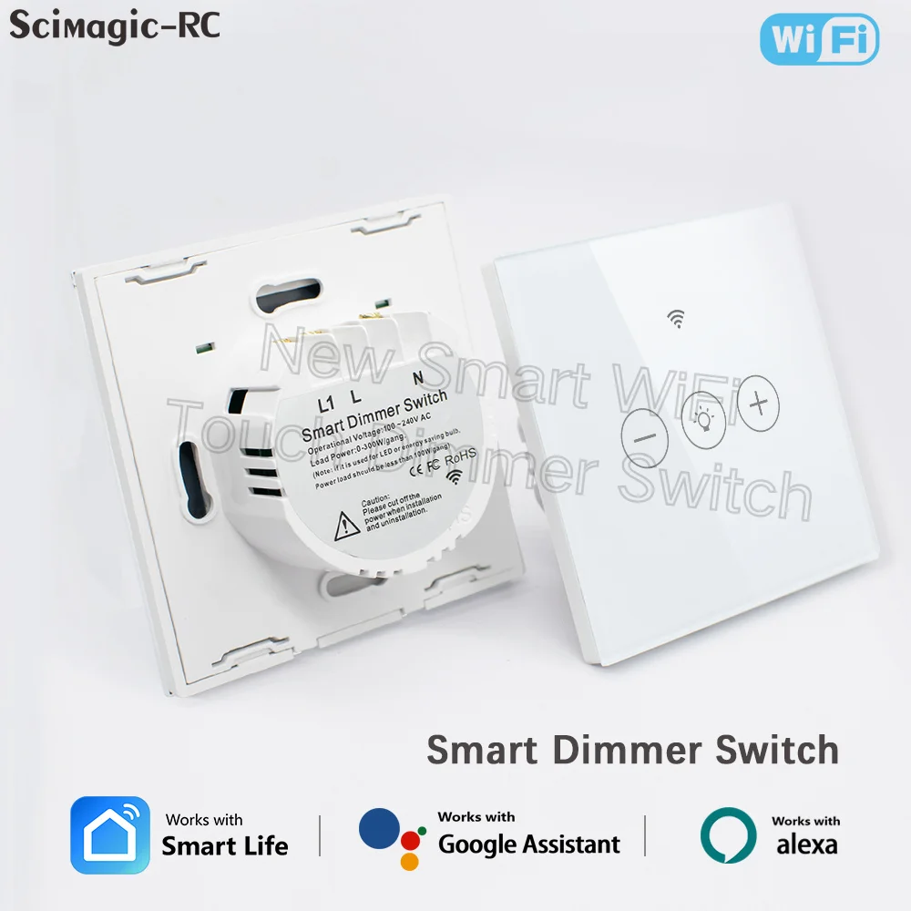 Беспроводной сенсорный диммер Smart WiFi, настенный выключатель с нейтральным проводом, приложение Smart Life, голос для Google Home Alexa
Беспроводной сенсорный диммер Smart WiFi, настенный выключатель с нейтральным проводом, приложение Smart Life, голос для Google Home Alexa