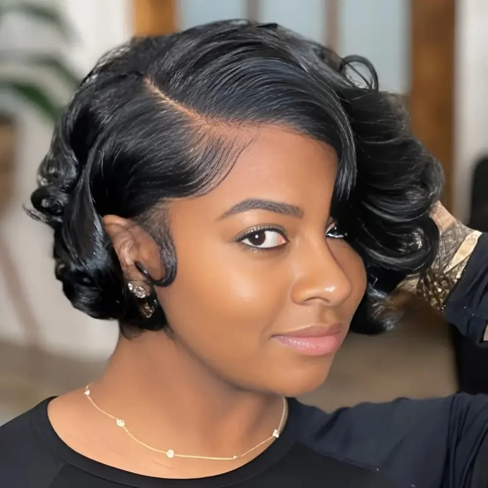 Short Pixie Cut Wigs Human Hair 13x4x1 Side Part Bob Lace Front Human Hair Wigs for Women Hair Remy T Part Lace Wigs
Short Pixie Cut Wigs Human Hair 13x4x1 Side Part Bob Lace Front Human Hair Wigs for Women Hair Remy T Part Lace Wigs