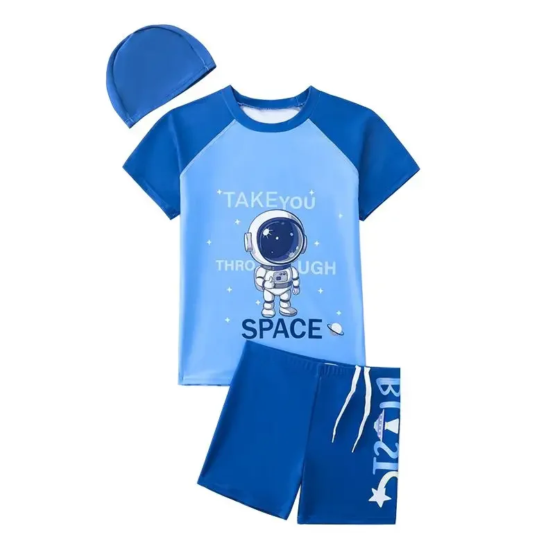 Kids Boy Swimsuit Cool Print 3 Pcs/lot 8-15 Years Summer Children Board Shorts Children Teen Boys Swimwear Beach Surfing Clothes
Kids Boy Swimsuit Cool Print 3 Pcs/lot 8-15 Years Summer Children Board Shorts Children Teen Boys Swimwear Beach Surfing Clothes