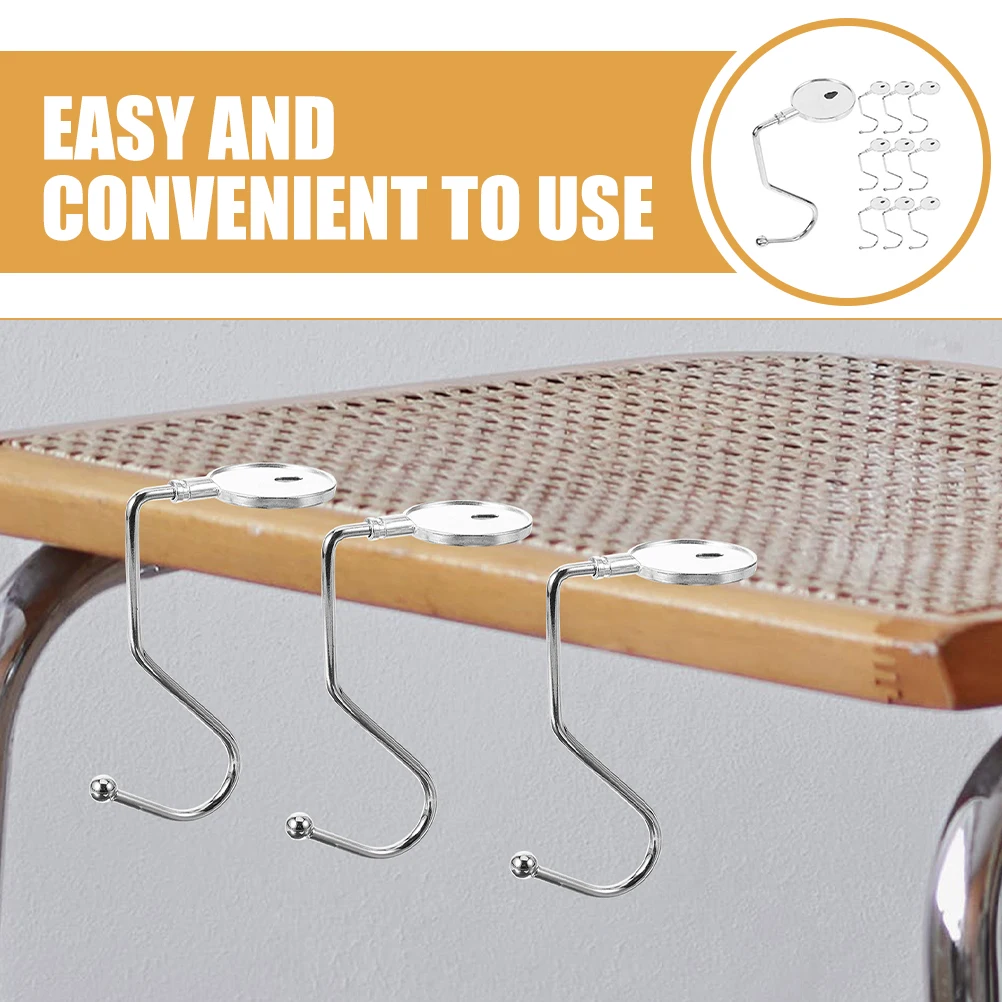 20pcs For Desk Purse Bag Hook For Table Holder Handbag Hanger Portable Bag Hooks Metal Purse Table Hook Organizer
20pcs For Desk Purse Bag Hook For Table Holder Handbag Hanger Portable Bag Hooks Metal Purse Table Hook Organizer