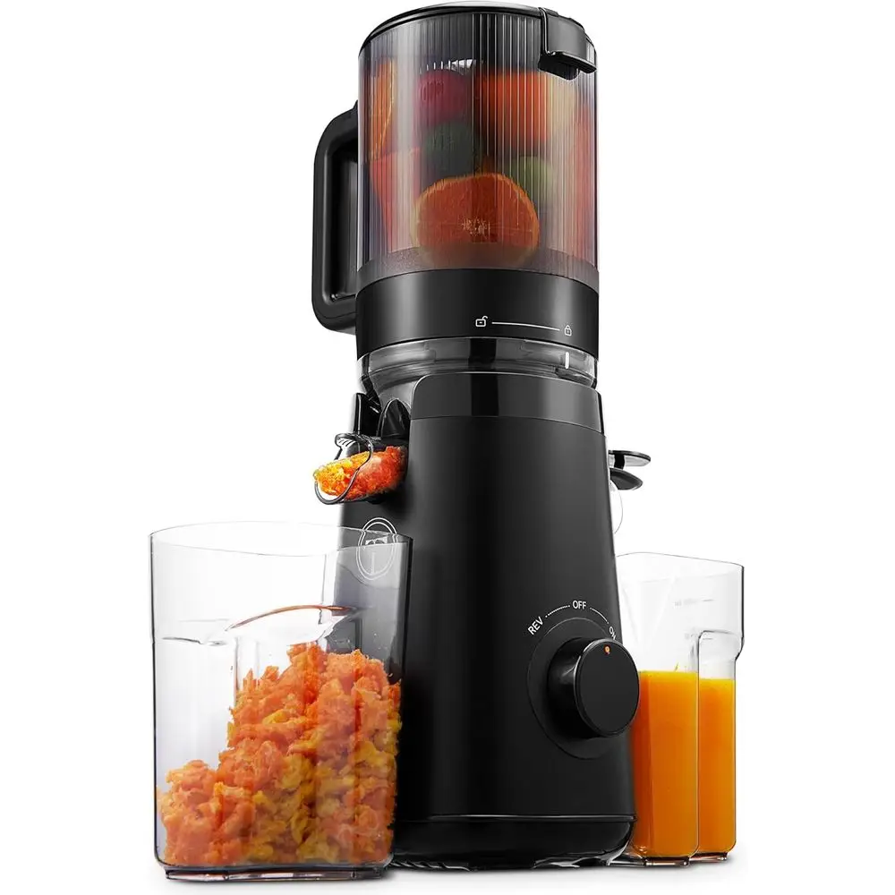 Large Feed Chute Cold Juicer - High Yield, Easy Clean, BPA-Free (Black)
Large Feed Chute Cold Juicer - High Yield, Easy Clean, BPA-Free (Black)