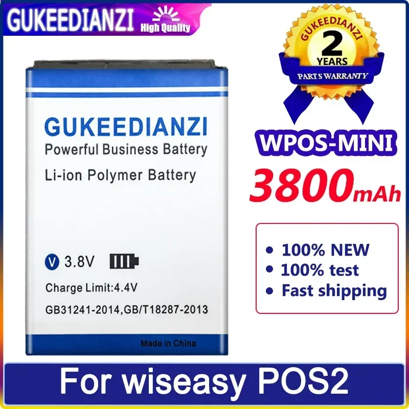 Bateria Rechargeable Portable Battery 3800mAh For wiseasy POS2 pos 2 W-A/W-mini WPOS-MINI Mobile Phone Batteries
Bateria Rechargeable Portable Battery 3800mAh For wiseasy POS2 pos 2 W-A/W-mini WPOS-MINI Mobile Phone Batteries