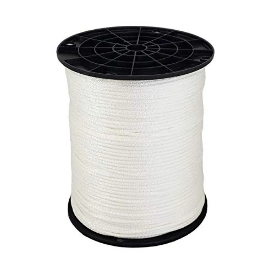 QNR 1/8" #4 X 1000 ft Low -Stretch Solid Braid Industrial Polyester Cord. USA Made
QNR 1/8" #4 X 1000 ft Low -Stretch Solid Braid Industrial Polyester Cord. USA Made