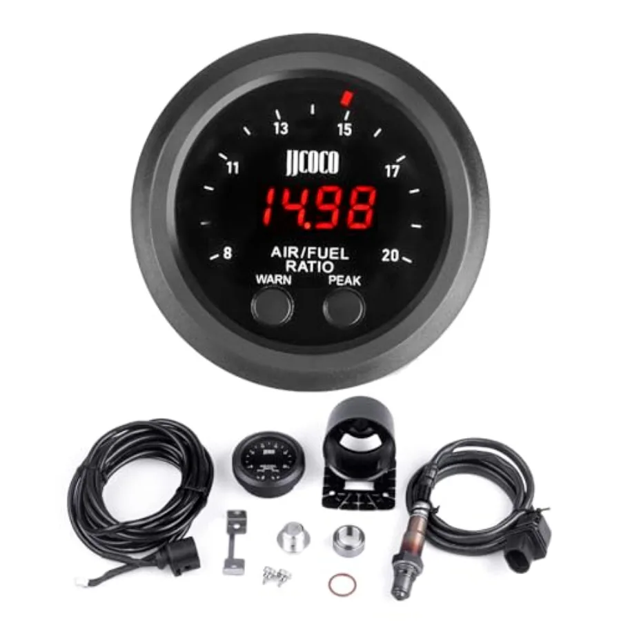 Universal Digital Wideband Air/Fuel Ratio - 2-1/16" 52mm - Wideband UEGO O2 Oxygen Sensor Controller
Universal Digital Wideband Air/Fuel Ratio - 2-1/16" 52mm - Wideband UEGO O2 Oxygen Sensor Controller