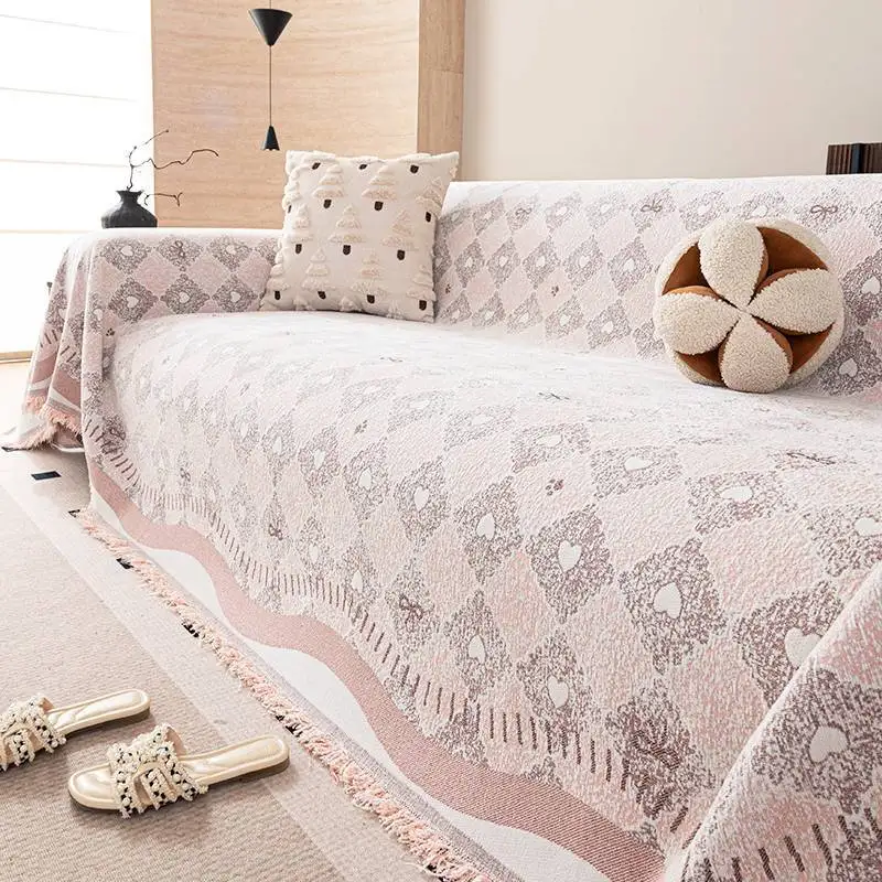 Sofa Cover New Arrival Four Season Universal One Piece Sofa Towel Green Geometric Pattern Tassel Edge Home Textile
Sofa Cover New Arrival Four Season Universal One Piece Sofa Towel Green Geometric Pattern Tassel Edge Home Textile