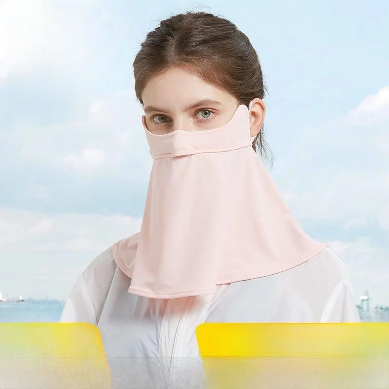 Women's Summer Sun Protection Face Mask Full Face Neck Protection Ice Silk Veil Thin Sunscreen UV Protection Eye Corner Guard
Women's Summer Sun Protection Face Mask Full Face Neck Protection Ice Silk Veil Thin Sunscreen UV Protection Eye Corner Guard