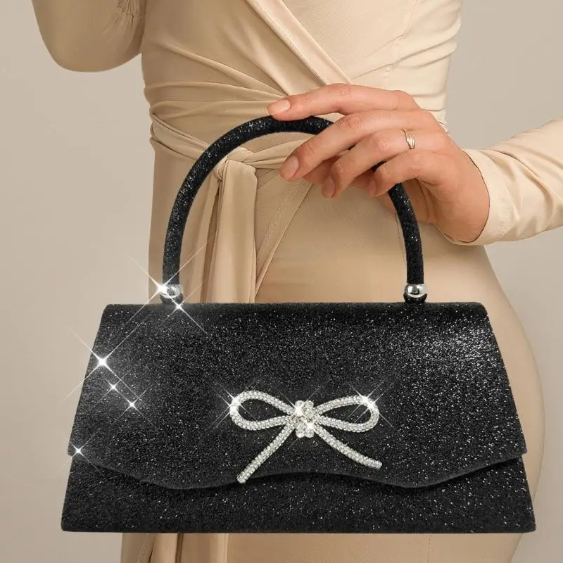 Glitter Butterfly Decoration Clutch Shoulder Bags Handbag for Special Occasions 20CA
Glitter Butterfly Decoration Clutch Shoulder Bags Handbag for Special Occasions 20CA