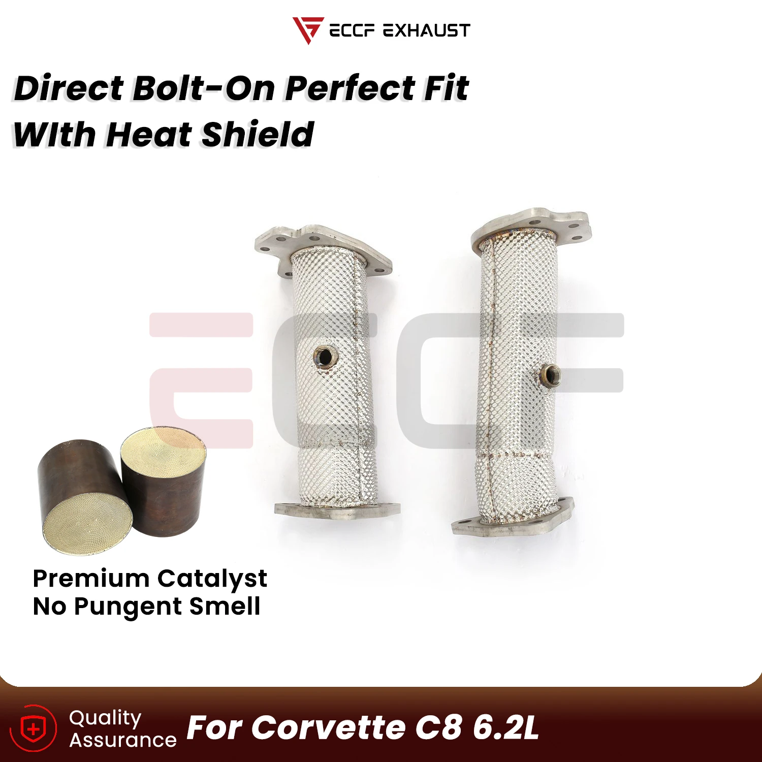 Aggressive Exhaust Sound Sporty Downpipe with Heat Insulation For Corvette C8 6.2L Plug and Play Upgrade Performance
Aggressive Exhaust Sound Sporty Downpipe with Heat Insulation For Corvette C8 6.2L Plug and Play Upgrade Performance