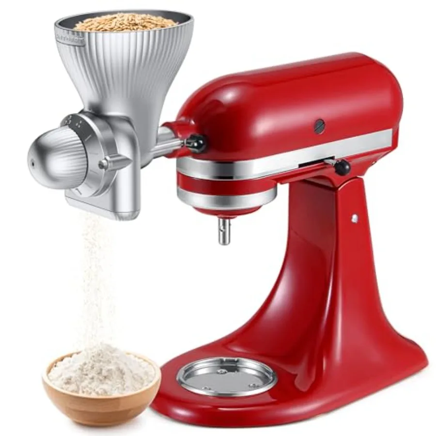 Цельнометаллическая насадка-мельница для кухонного миксера KitchenAid с 12 уровнями помола, насадка-мельница для муки и зерна, подходит для измельчения
Цельнометаллическая насадка-мельница для кухонного миксера KitchenAid с 12 уровнями помола, насадка-мельница для муки и зерна, подходит для измельчения
