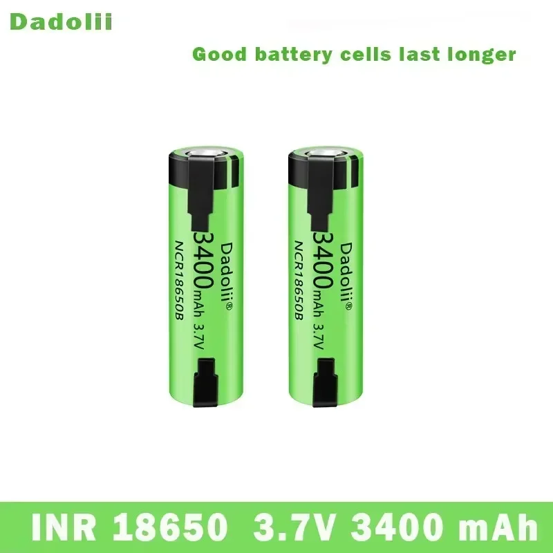 18650 Lithium-ion Rechargeable Battery 3.7V 3400mAh Nickel Battery DIY Power Pack for Electronic Devices Emergency Light
18650 Lithium-ion Rechargeable Battery 3.7V 3400mAh Nickel Battery DIY Power Pack for Electronic Devices Emergency Light