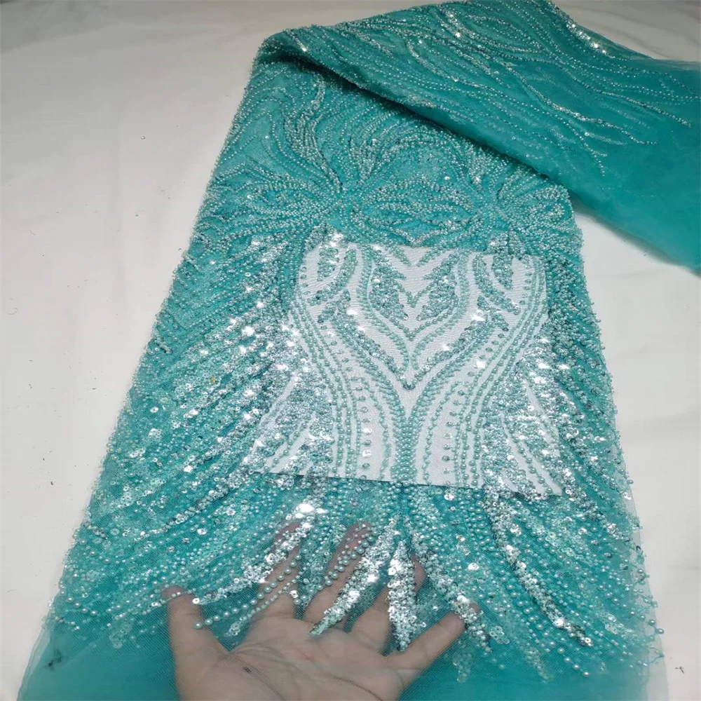 Beaded African French Tulle Lace Fabric 2024 High Quality Lace Sequins Bridal Lace Fabric Luxury Nigeiran For Women Party Dress
Beaded African French Tulle Lace Fabric 2024 High Quality Lace Sequins Bridal Lace Fabric Luxury Nigeiran For Women Party Dress