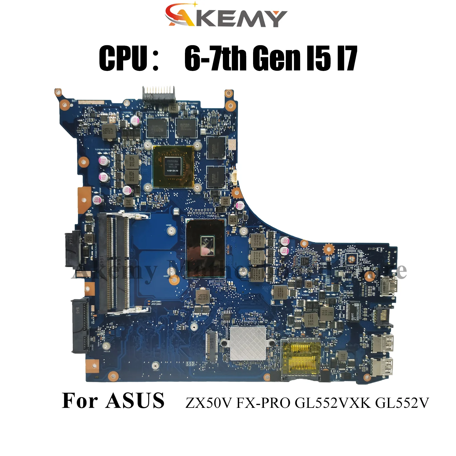 GL552VW Laptop Motherboard For ASUS ROG GL552VX ZX50V GL552V GL552VXK FX-PRO Notebook Mainboard With I5 I7 CPU 100% tests OK stk
GL552VW Laptop Motherboard For ASUS ROG GL552VX ZX50V GL552V GL552VXK FX-PRO Notebook Mainboard With I5 I7 CPU 100% tests OK stk